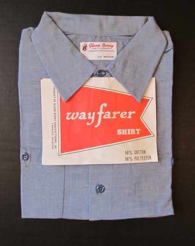 Vintage 60s chambray shirt - vintage,