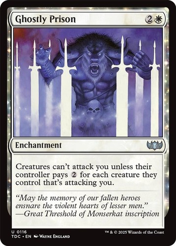 Mtg ghostly prison - mtg,